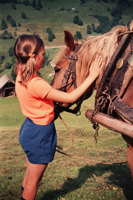 Mädchen mit Pferd, ca. 1964 © Fam. Raab aus Köln