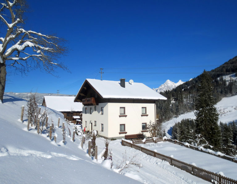 Der Bauernhof im Winter