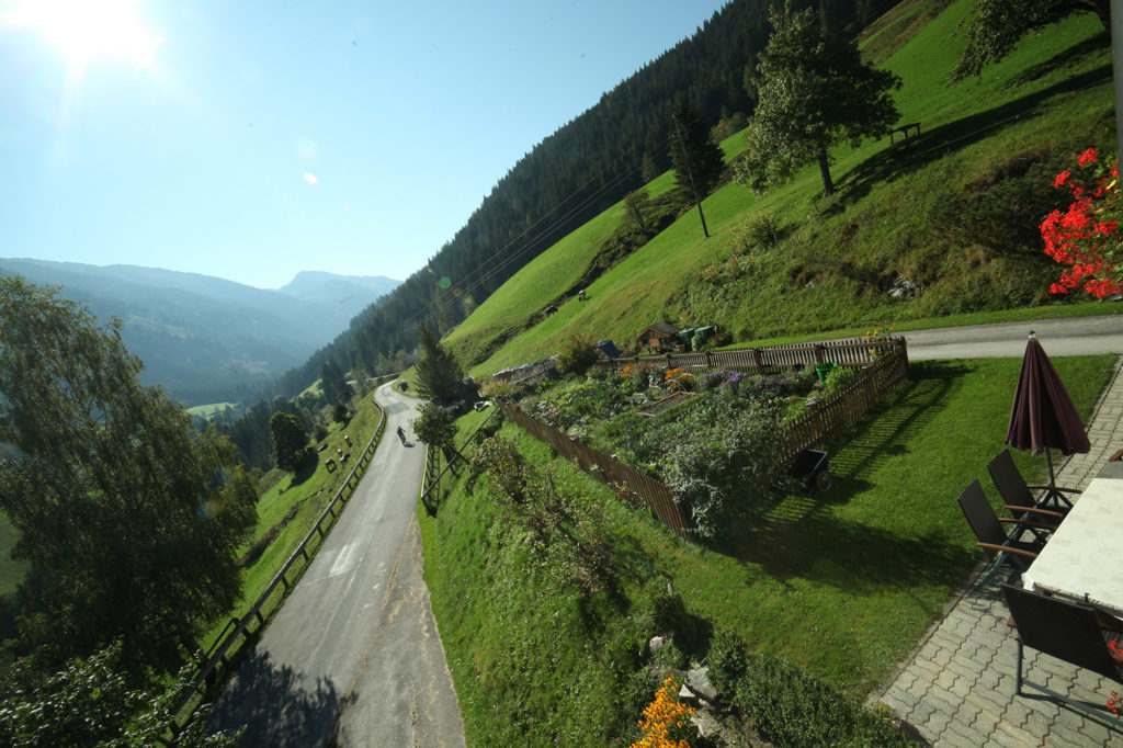 Blick vom Balkon in Richtung Winkl