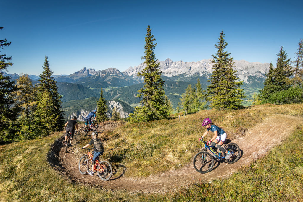 Bike Trail auf der Reiteralm © Lorenz Masser