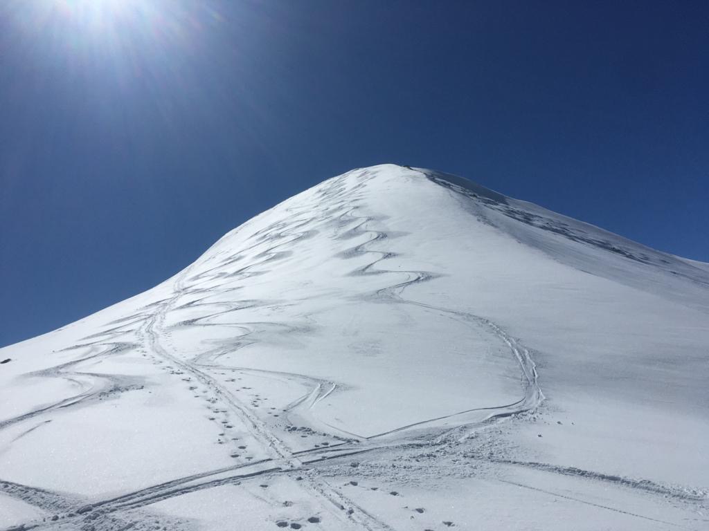 Skispuren auf der Lungauer Kalkspitze