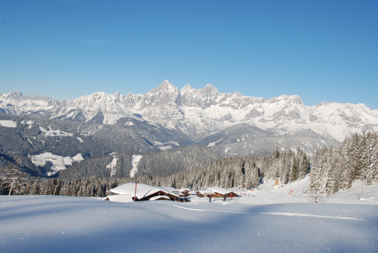 Panorama - Hütten - Naturschnee © Reiteralm Bergbahnen